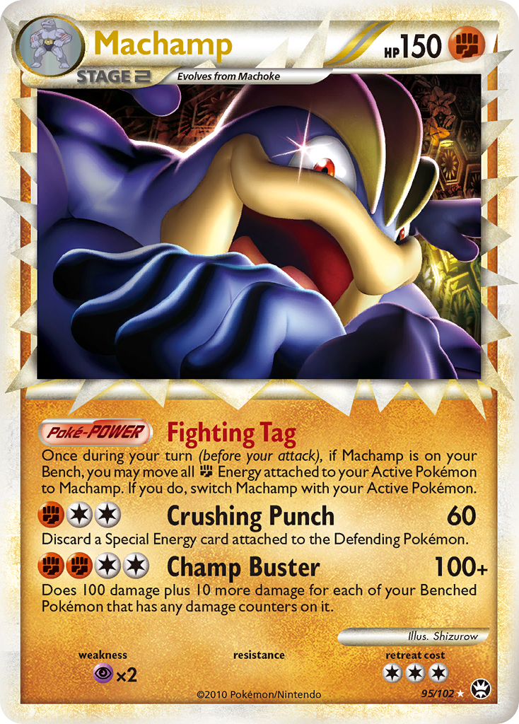 Machamp (95/102) [HeartGold & SoulSilver: Triumphant] | Cracking-Singles