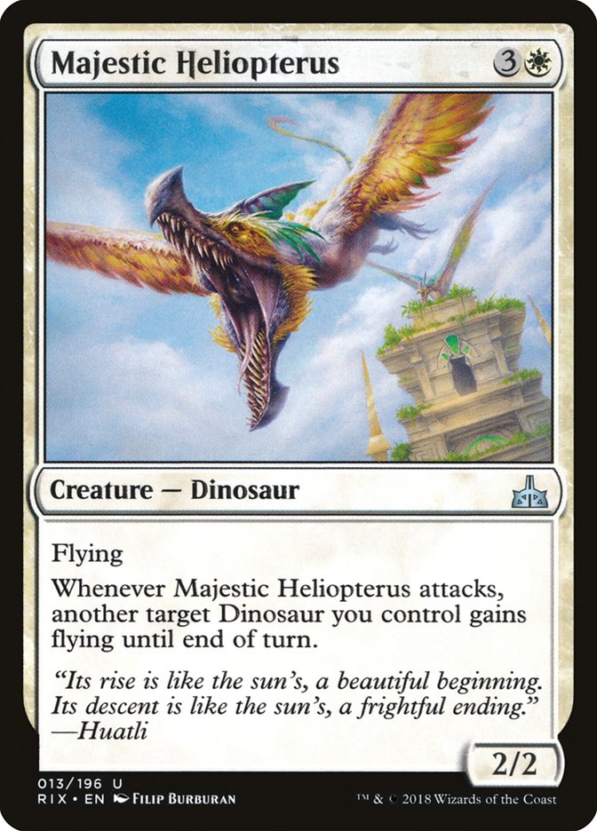 Majestic Heliopterus [Rivals of Ixalan] | Cracking-Singles