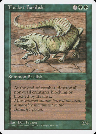 Thicket Basilisk [Fourth Edition] | Cracking-Singles