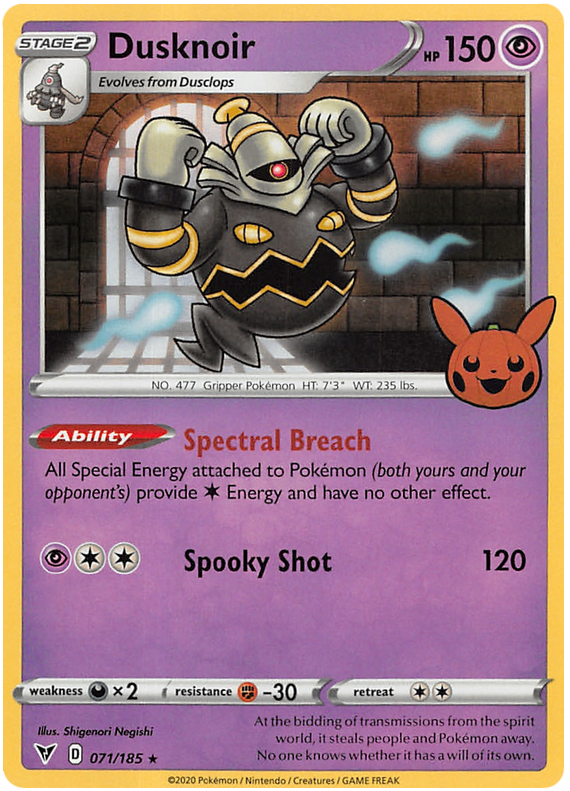 Dusknoir (071/185) [Trick or Trade 2023] | Cracking-Singles