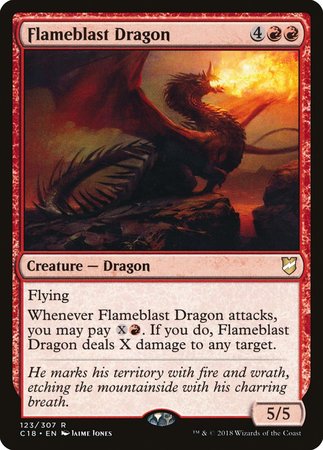 Flameblast Dragon [Commander 2018] | Cracking-Singles