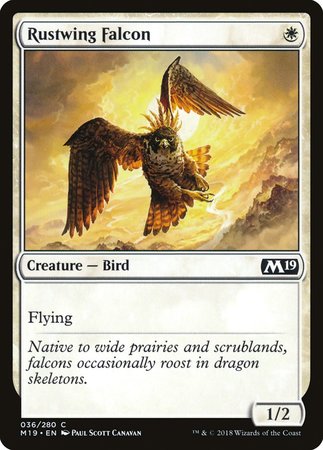 Rustwing Falcon [Core Set 2019] | Cracking-Singles