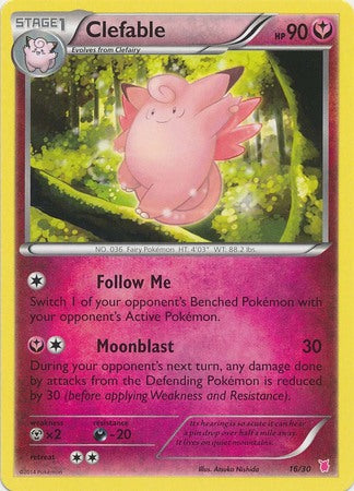 Clefable (16/30) [XY: Trainer Kit 1 - Wigglytuff] | Cracking-Singles