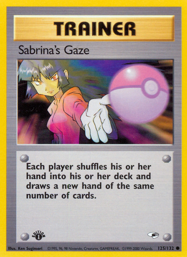 Sabrina's Gaze (125/132) [Gym Heroes 1st Edition] | Cracking-Singles