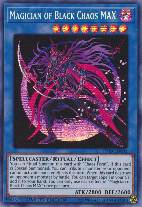 Magician of Black Chaos MAX [TN19-EN002] Prismatic Secret Rare | Cracking-Singles