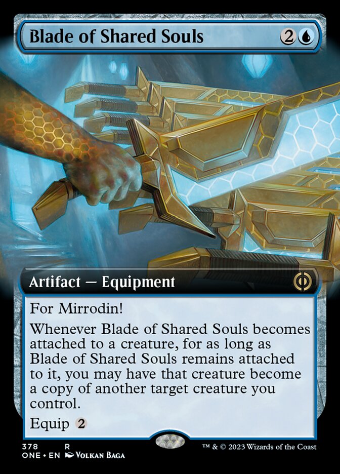 Blade of Shared Souls (Extended Art) [Phyrexia: All Will Be One] | Cracking-Singles