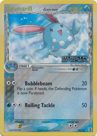 Azumarill (19/113) (Delta Species) (Stamped) [EX: Delta Species] | Cracking-Singles