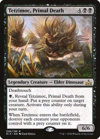 Tetzimoc, Primal Death [Rivals of Ixalan] | Cracking-Singles