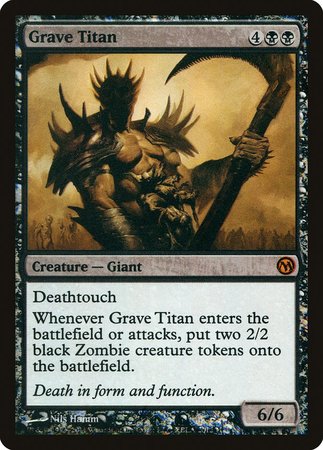 Grave Titan [Duels of the Planeswalkers 2011 Promos ] | Cracking-Singles