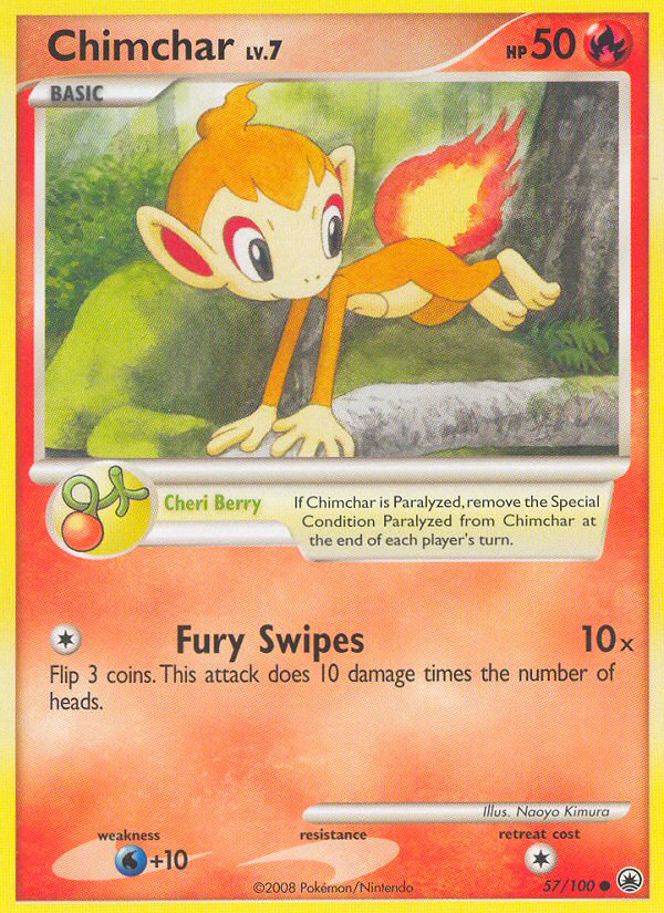 Chimchar (57/100) [Diamond & Pearl: Majestic Dawn] | Cracking-Singles