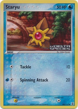 Staryu (84/113) (Stamped) [EX: Delta Species] | Cracking-Singles