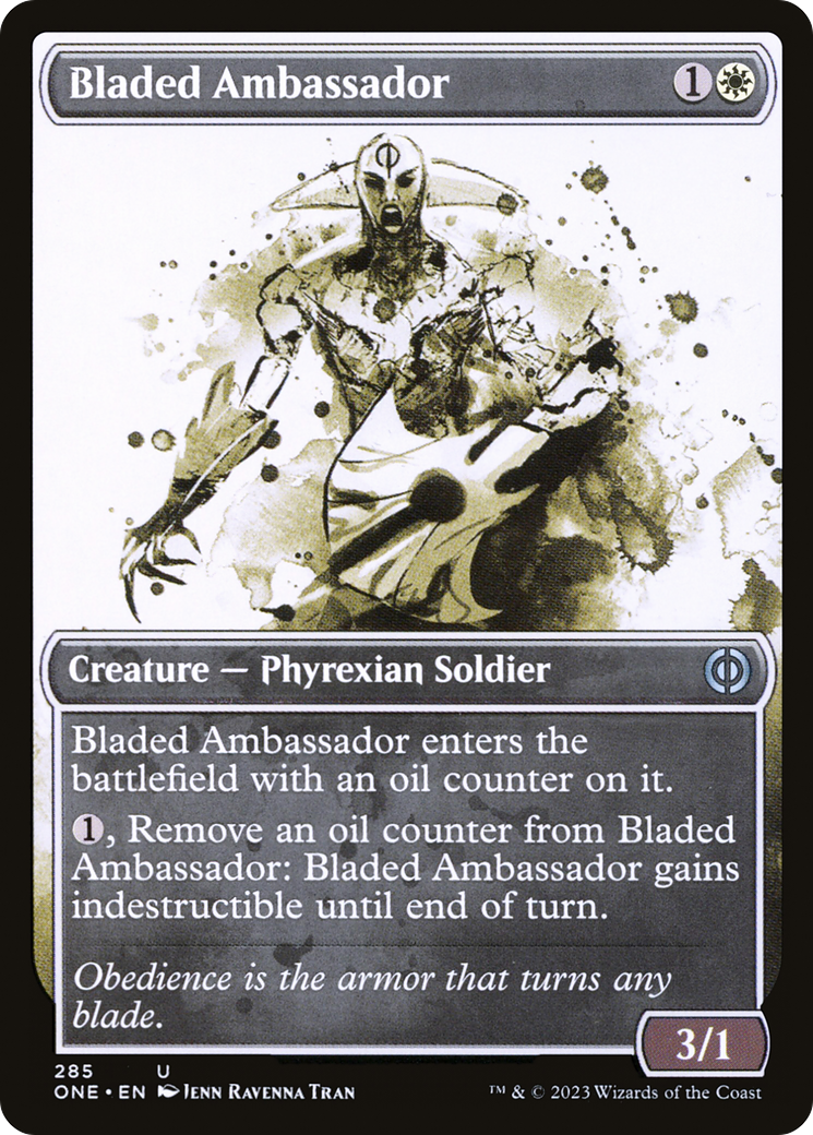 Bladed Ambassador (Showcase Ichor) [Phyrexia: All Will Be One] | Cracking-Singles