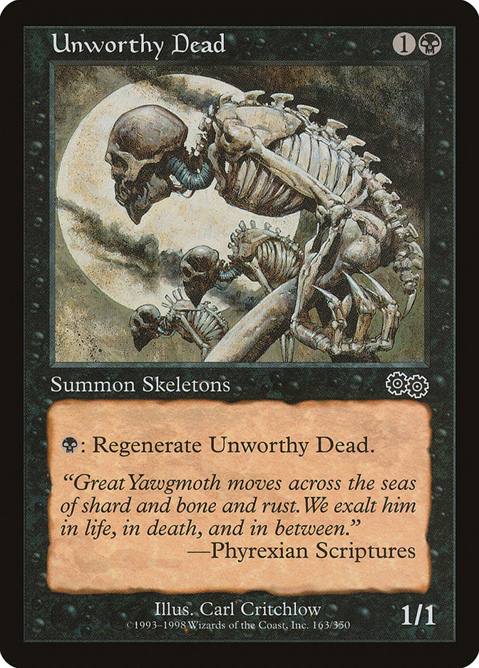 Unworthy Dead [Urza's Saga] | Cracking-Singles