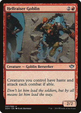 Hellraiser Goblin [Duel Decks: Speed vs. Cunning] | Cracking-Singles