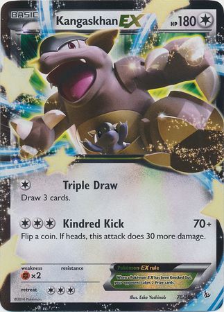 Kangaskhan EX (78/106) (Jumbo Card) [XY: Flashfire] | Cracking-Singles