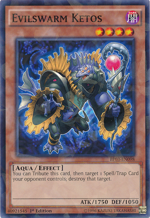 Evilswarm Ketos [BP03-EN098] Shatterfoil Rare | Cracking-Singles