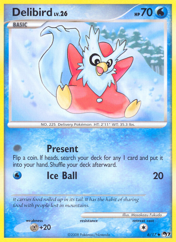 Delibird (6/17) [POP Series 7] | Cracking-Singles