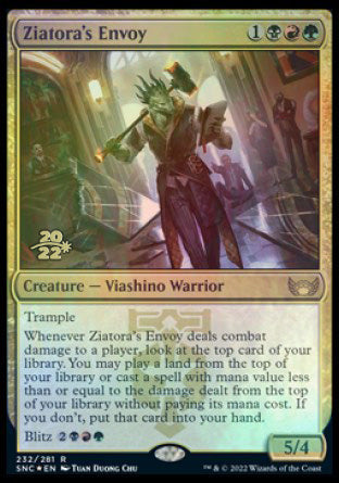 Ziatora's Envoy [Streets of New Capenna Prerelease Promos] | Cracking-Singles