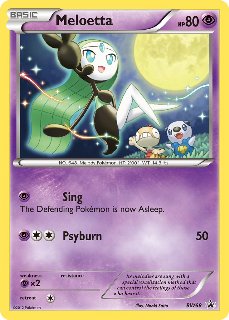 Meloetta (BW68) [Black & White: Black Star Promos] | Cracking-Singles