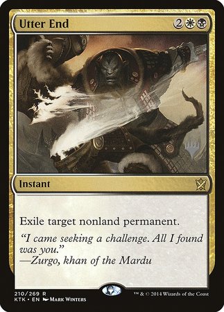 Utter End [Khans of Tarkir Promos] | Cracking-Singles