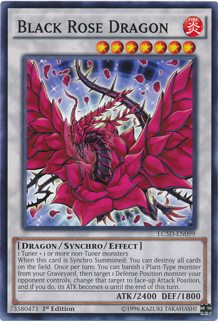 Black Rose Dragon [LC5D-EN099] Common | Cracking-Singles