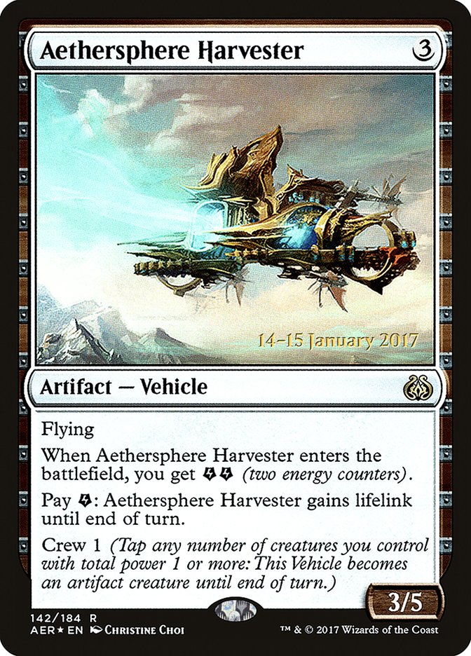 Aethersphere Harvester  [Aether Revolt Prerelease Promos] | Cracking-Singles