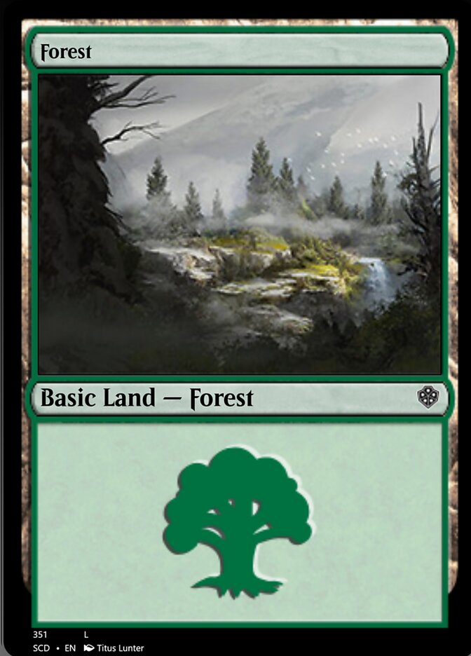 Forest (351) [Starter Commander Decks] | Cracking-Singles