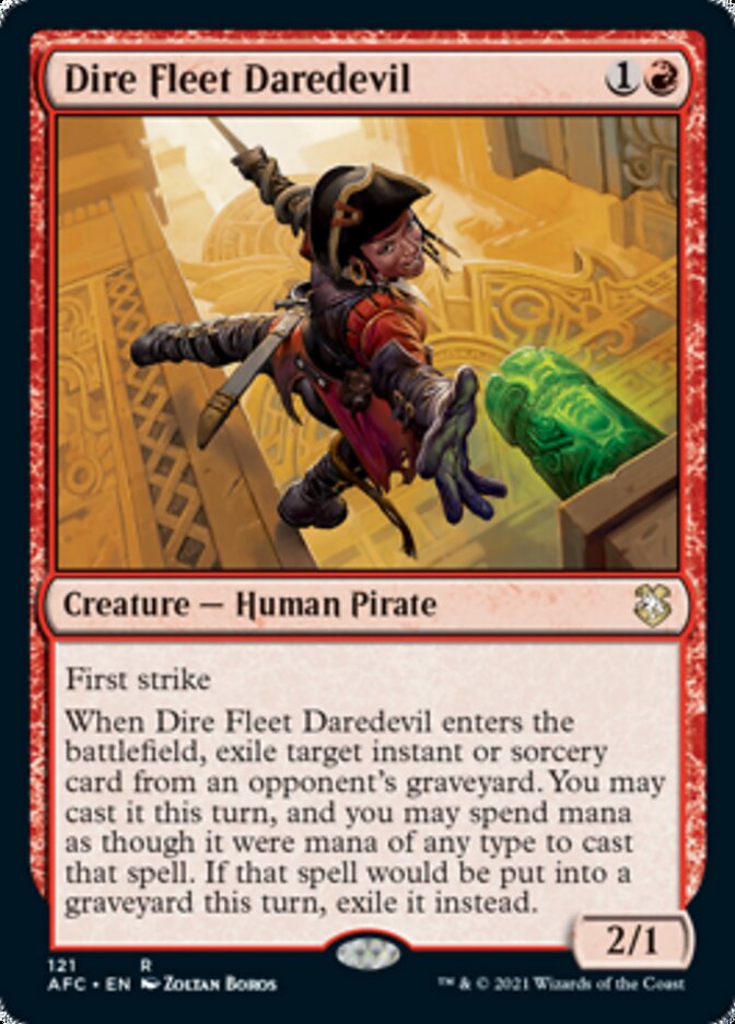 Dire Fleet Daredevil [Dungeons & Dragons: Adventures in the Forgotten Realms Commander] | Cracking-Singles