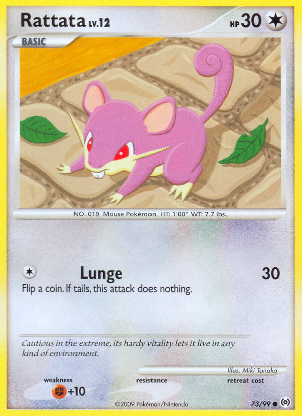 Rattata (73/99) [Platinum: Arceus] | Cracking-Singles