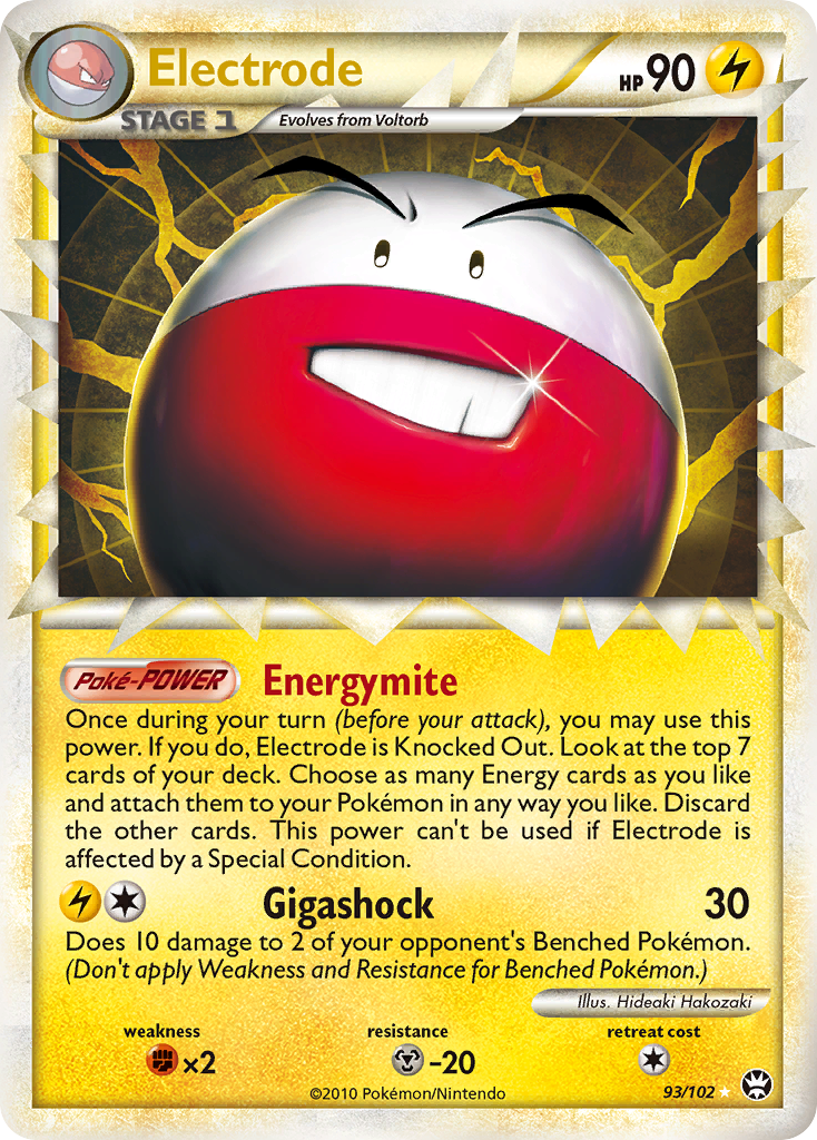 Electrode (93/102) [HeartGold & SoulSilver: Triumphant] | Cracking-Singles