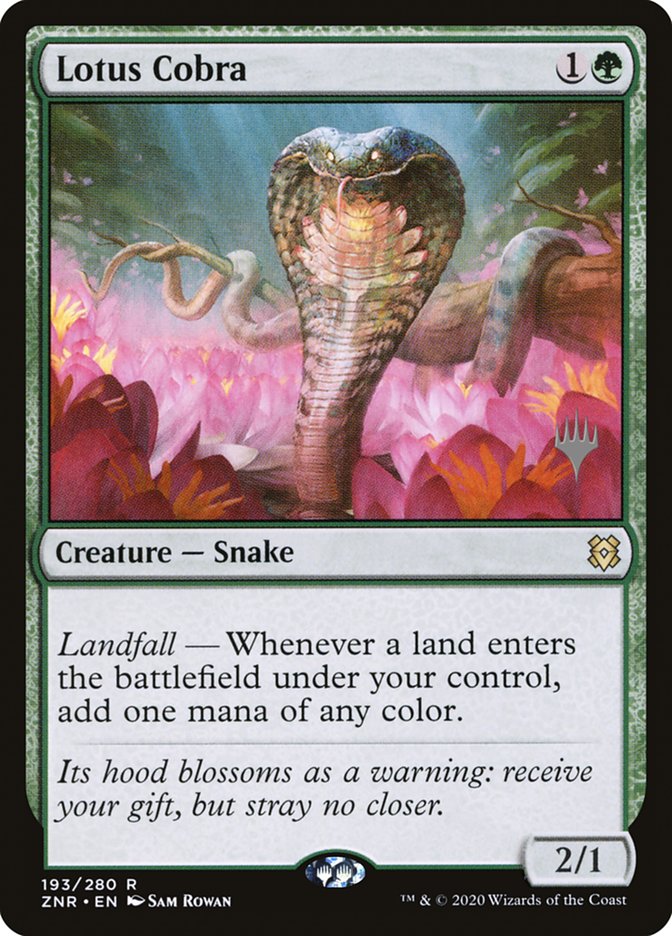 Lotus Cobra (Promo Pack) [Zendikar Rising Promos] | Cracking-Singles