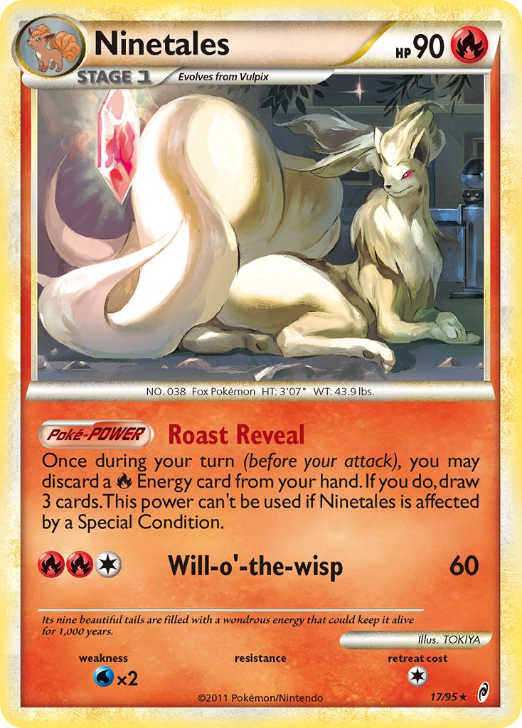 Ninetales (17/95) (Theme Deck Exclusive) [HeartGold & SoulSilver: Call of Legends] | Cracking-Singles