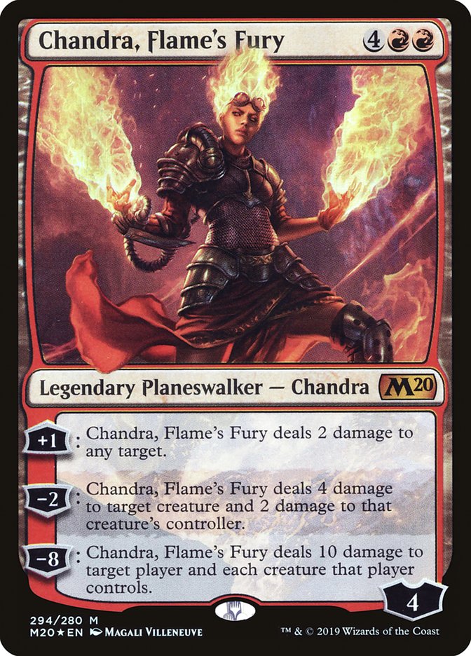 Chandra, Flame's Fury [Core Set 2020] | Cracking-Singles