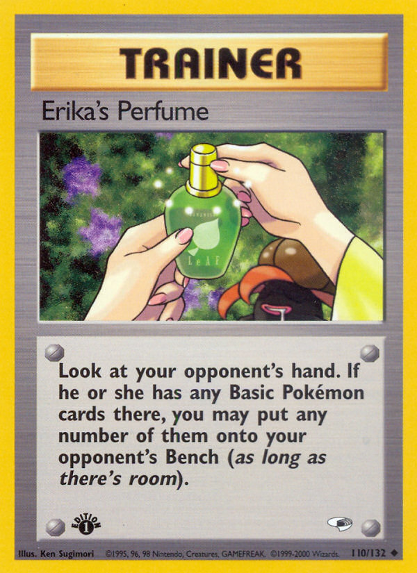 Erika's Perfume (110/132) [Gym Heroes 1st Edition] | Cracking-Singles