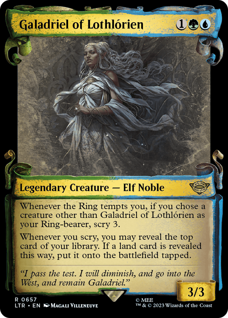 Galadriel of Lothlorien [The Lord of the Rings: Tales of Middle-Earth Showcase Scrolls] | Cracking-Singles