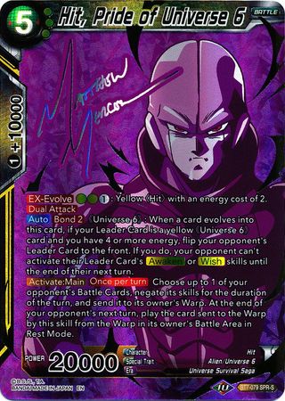 Hit, Pride of Universe 6 (SPR Signature) [BT7-079] | Cracking-Singles