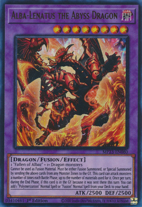 Alba-Lenatus the Abyss Dragon [MP23-EN080] Ultra Rare | Cracking-Singles