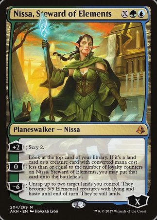 Nissa, Steward of Elements [Amonkhet] | Cracking-Singles