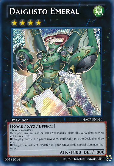 Daigusto Emeral [HA07-EN020] Secret Rare | Cracking-Singles