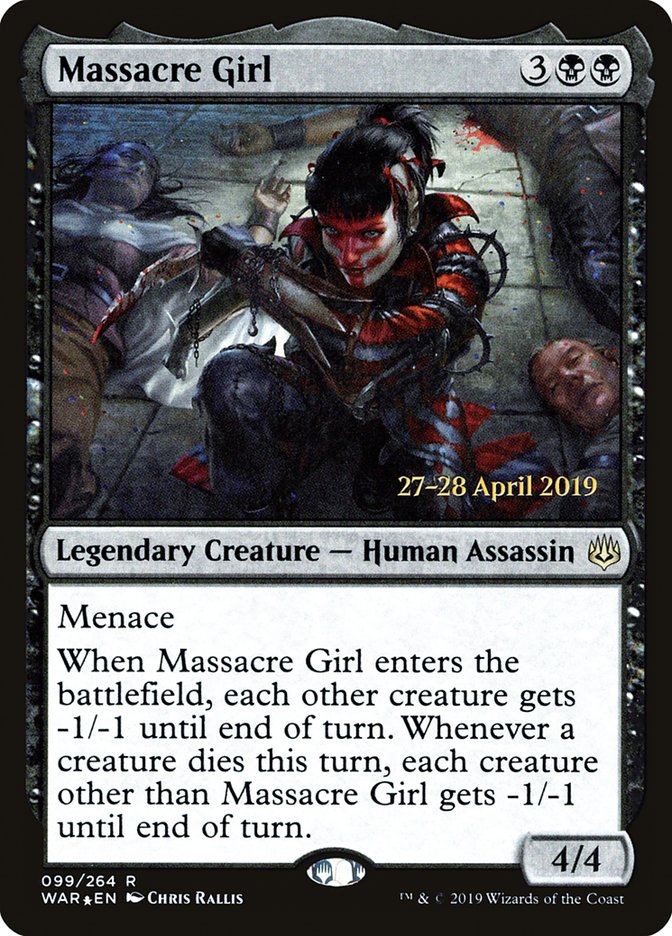 Massacre Girl  [War of the Spark Prerelease Promos] | Cracking-Singles