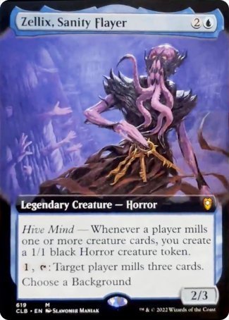 Zellix, Sanity Flayer (Extended Art) [Commander Legends: Battle for Baldur's Gate] | Cracking-Singles