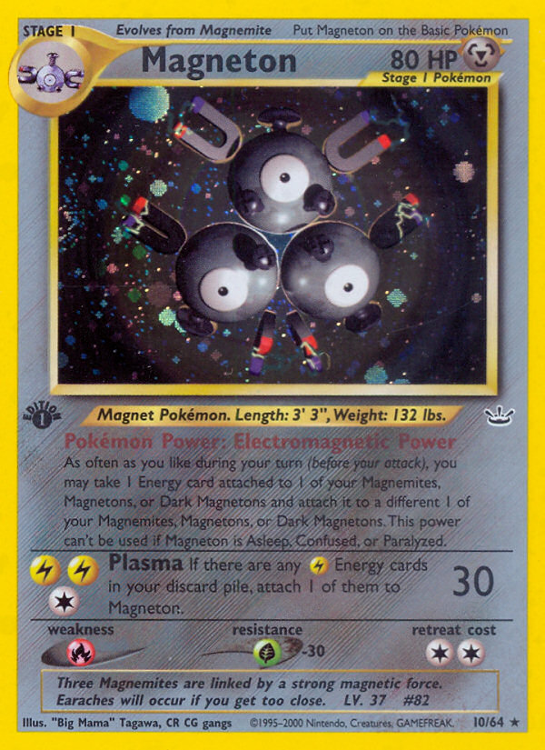 Magneton (10/64) [Neo Revelation 1st Edition] | Cracking-Singles