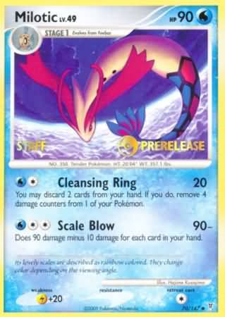 Milotic (70/147) (Staff Prerelease Promo) [Nintendo: Black Star Promos] | Cracking-Singles