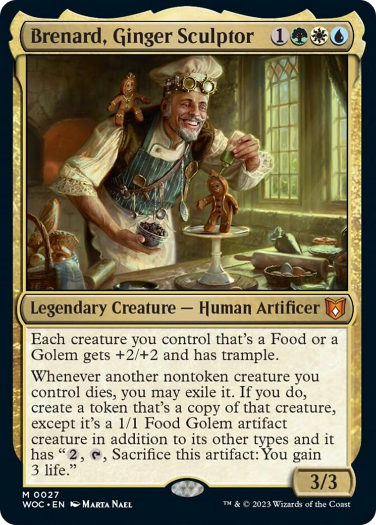 Brenard, Ginger Sculptor [Wilds of Eldraine Commander] | Cracking-Singles