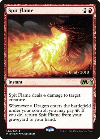 Spit Flame [Core Set 2019 Promos] | Cracking-Singles