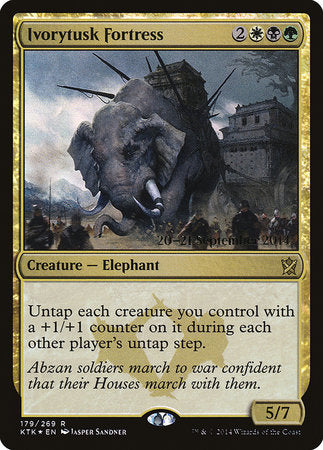 Ivorytusk Fortress [Khans of Tarkir Promos] | Cracking-Singles