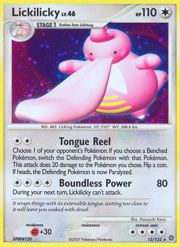 Lickilicky (12/132) [Diamond & Pearl: Secret Wonders] | Cracking-Singles