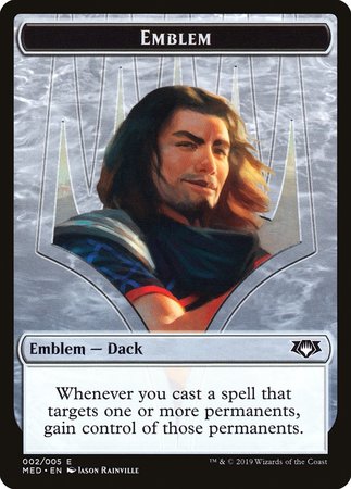 Emblem - Dack Fayden [Mythic Edition Tokens] | Cracking-Singles