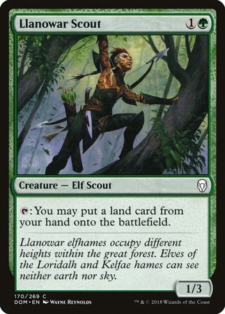 Llanowar Scout [Dominaria] | Cracking-Singles