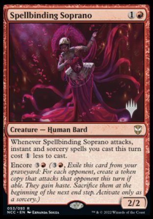 Spellbinding Soprano (Promo Pack) [Streets of New Capenna Commander Promos] | Cracking-Singles